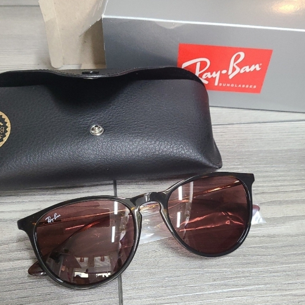 Rayban Havana dark violet sunglasses 0RB4171
